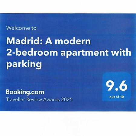 Madrid: A Modern 2-Bedroom Apartment With Parking Sofia Bagian luar foto